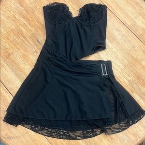 Outcast Black Lace Mini Dress
